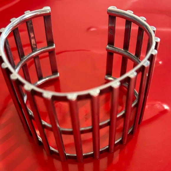 Mexico silver 925 Jewelry - Mexico 925 Sterling Silver Ladder Wide Cuff